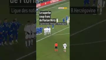 😱 Le bijou de Florian Wirtz pour l'Allemagne #football #freekick #shorts