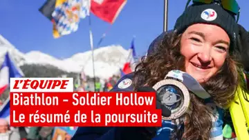 Le résumé de la poursuite de Soldier Hollow - Biathlon - CM (F)