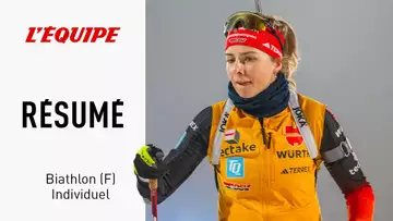 Le résumé de l'individuel femmes  - Biathlon - CH. Europe (F)