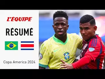 Le résumé de Brésil - Costa Rica - Foot - Copa America