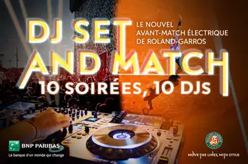 Roland-Garros 2022 - 10 DJs animeront les matchs de la soirée sur le court Philippe Chatrier