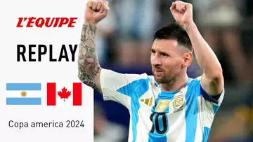 Copa America 2024 - Le premier but de Messi et le replay intégral d'Argentine-Canada