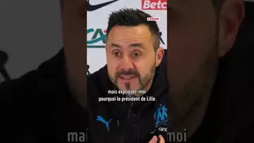 😡 Roberto De Zerbi très remonté après la défaite de son équipe #football #om #marseille