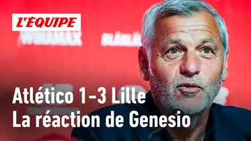 Bruno Genesio : "Le succès contre l'Atlético de Madrid est supérieur à celui contre le Real Madrid"