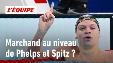 JO 2024 - Léon Marchand est-il à table de Michael Phelps et Mark Spitz ?