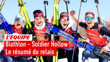 Le résumé du relais de Soldier Hollow - Biathlon - CM (F)