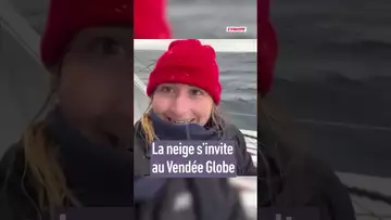 🌨️⛵️La neige s’invite au Vendée Globe #vendeeglobe