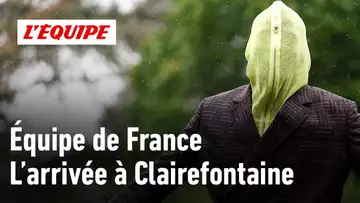 Équipe de France : L'arrivée tout en style des Bleus à Clairefontaine