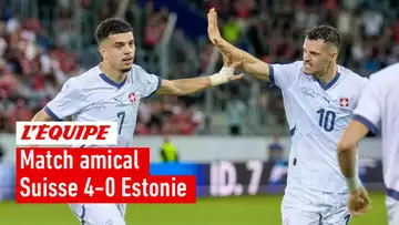 Euro 2024 - La Suisse étrille l'Estonie 4-0 en match de préparation