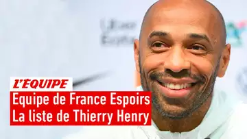 Équipe de France Espoirs - Les explications de Thierry Henry sur sa liste des 23