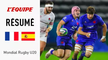 Le résumé de France - Espagne - Rugby - Mondial U20