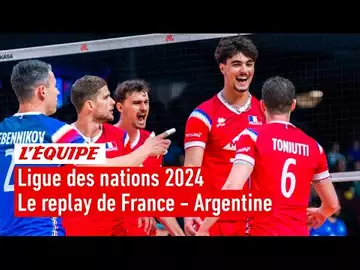 Volley - Ligue des nations 2024 : Le replay intégral de France - Argentine