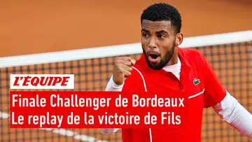 Challenger de Bordeaux - Le replay intégral de la victoire d'Arthur Fils en finale