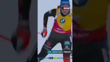 🇫🇷🎉✌️ Justine Braisaz Bouchet victorieuse au Grand-Bornand #shorts #biathlon #france