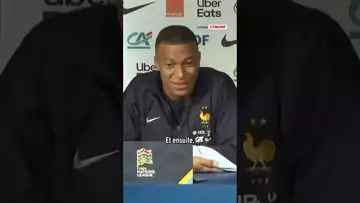 😡Mbappé fustige l'ambiance autour de l'équipe de France #shorts #football #mbappe