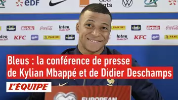 Bleus : Suivez en direct la conférence de presse de Kylian Mbappé et de Didier Deschamps
