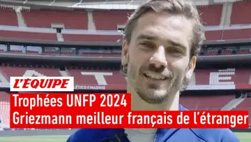 Trophées UNFP 2024 - Antoine Griezmann (Atletico Madrid) élu meilleur Français de l'étranger