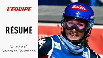 Les temps forts du slalom de Courvechel - Ski - CM (F)