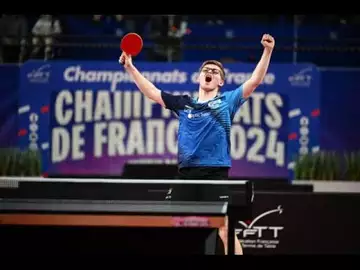 Le sacre d'Alexis Lebrun face à son frère Félix - Tennis De Table - Championnats de France