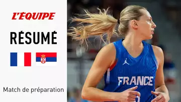 JO Paris 2024 - Basket - Le résumé des Bleues maîtrisant la Serbie lors du 3e match de préparation