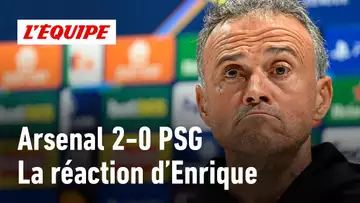 Le constat implacable de Luis Enrique après le revers contre Arsenal : "L'adversaire était meilleur"