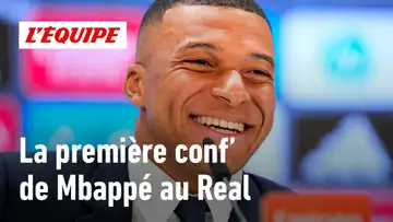 Real Madrid - La 1re conférence de presse de Mbappé : « Je rejoins le plus grand club du monde »