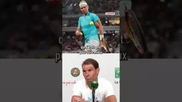 😔 Nadal après sa défaite au premier tour de Roland-Garros : « Je n'étais pas si loin » #tennis