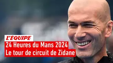 24 Heures du Mans 2024 - Zinedine Zidane découvre le circuit à bord d'une nouvelle Alpine