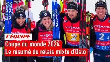 Le résumé du relais mixte d'Oslo - Biathlon - CM