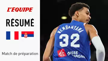 JO Paris 2024 - Basket - Le résumé de la défaite des Bleus de Wembanyama  face à la Serbie