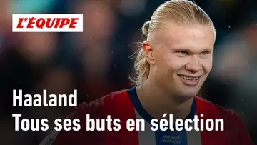 Haaland meilleur buteur de l'histoire de la Norvège à 24 ans : tous les buts du Cyborg en sélection