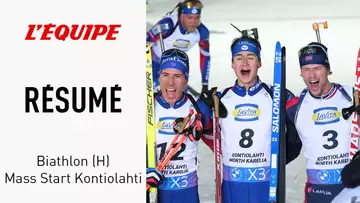 Le résumé de la mass-start de Kontiolahti - Biathlon - CM (H)