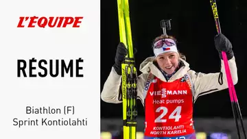 Biathlon - Markéta Davidovà retrouve les sommets grâce à sa victoire au sprint de Kontiolahti