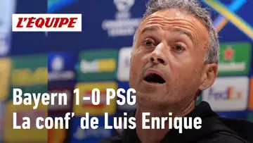 Bayern 1-0 PSG : "Je suis responsable des bonnes et des mauvaises décisions", assume Luis Enrique