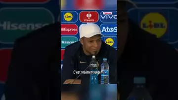 🗳️ Kylian Mbappé appelle à voter contre le RN en conférence de presse #shorts #mbappé