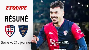 SERIE A - Cagliari s'impose largement face à Lecce