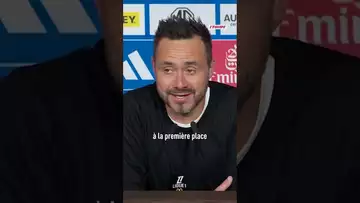 👀La réaction de Roberto De Zerbi après OL-OM #shorts #football