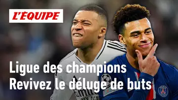 Ligue des Champions : Le massacre parisien, la masterclass de Mbappé : revivez le festival de buts !