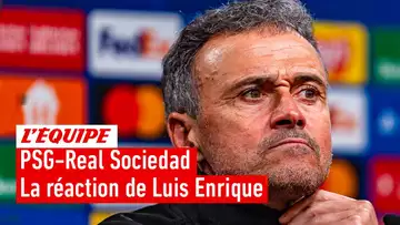 PSG 2-0 Real Sociedad : L'analyse de Luis Enrique en conférence de presse