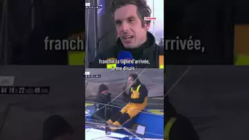 Les premiers mots de Charlie Dalin après sa victoire au Vendée Globe #shorts #sports