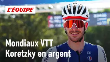 Mondiaux VTT - Le Français Victor Koretzky vice-champion du monde en cross-country