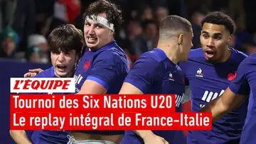 Tournoi des Six Nations U20 - Le replay intégral du match opposant la France à l'Italie