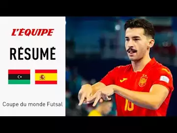 Le résumé de Libye - Espagne - Futsal - Coupe du monde