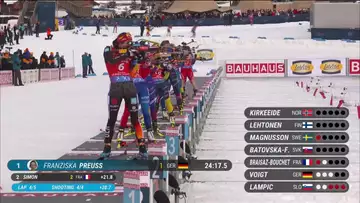 Le résumé de la poursuite du Grand-Bornand - Biathlon - CM (F)