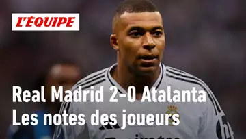 Bellingham au top, Mbappé pas flamboyant... Les notes des joueurs du Real Madrid contre l'Atalanta