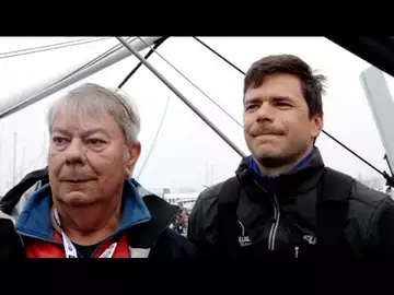 Alain et Sébastien Simon, un départ en famille - Voile - Vendée Globe