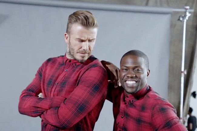 David Beckham dans un duo comique avec Kevin Hart pour H&M !