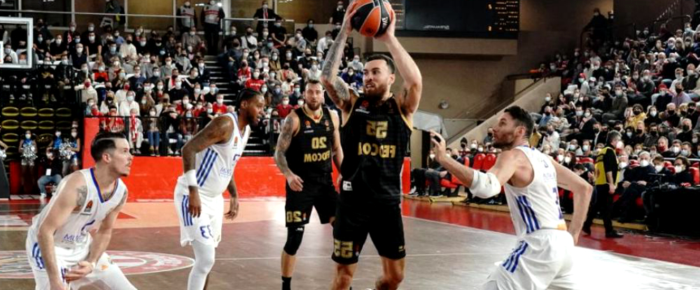 Euroleague (H) : Monaco battu de justesse par le Real