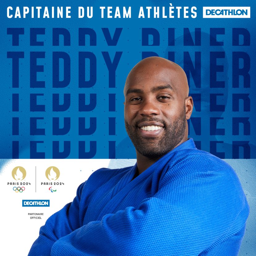 Teddy Riner, nouvel ambassadeur de Decathlon en vue des Jeux Olympiques